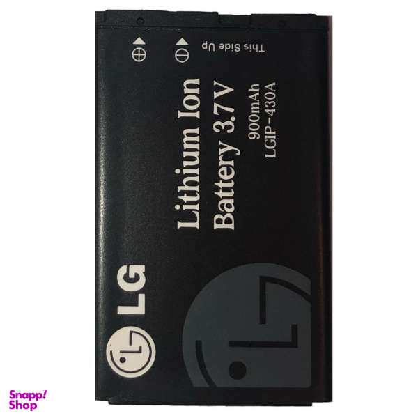 باتری موبایل مدل LGIP-430A ظرفیت 900 میلی آمپر ساعت مناسب برای گوشی موبایل ال جی KP100 غیر اصل