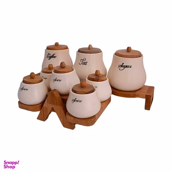 ست جا ادویه 8 پارچه مدل مودنا