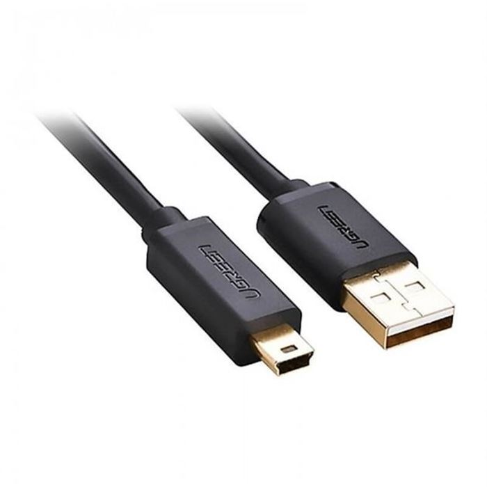 کابل تبدیل 1متری USB 2.0 A Male به Mini 5 Pin Male cable Gold-plated یوگرین مدل US132