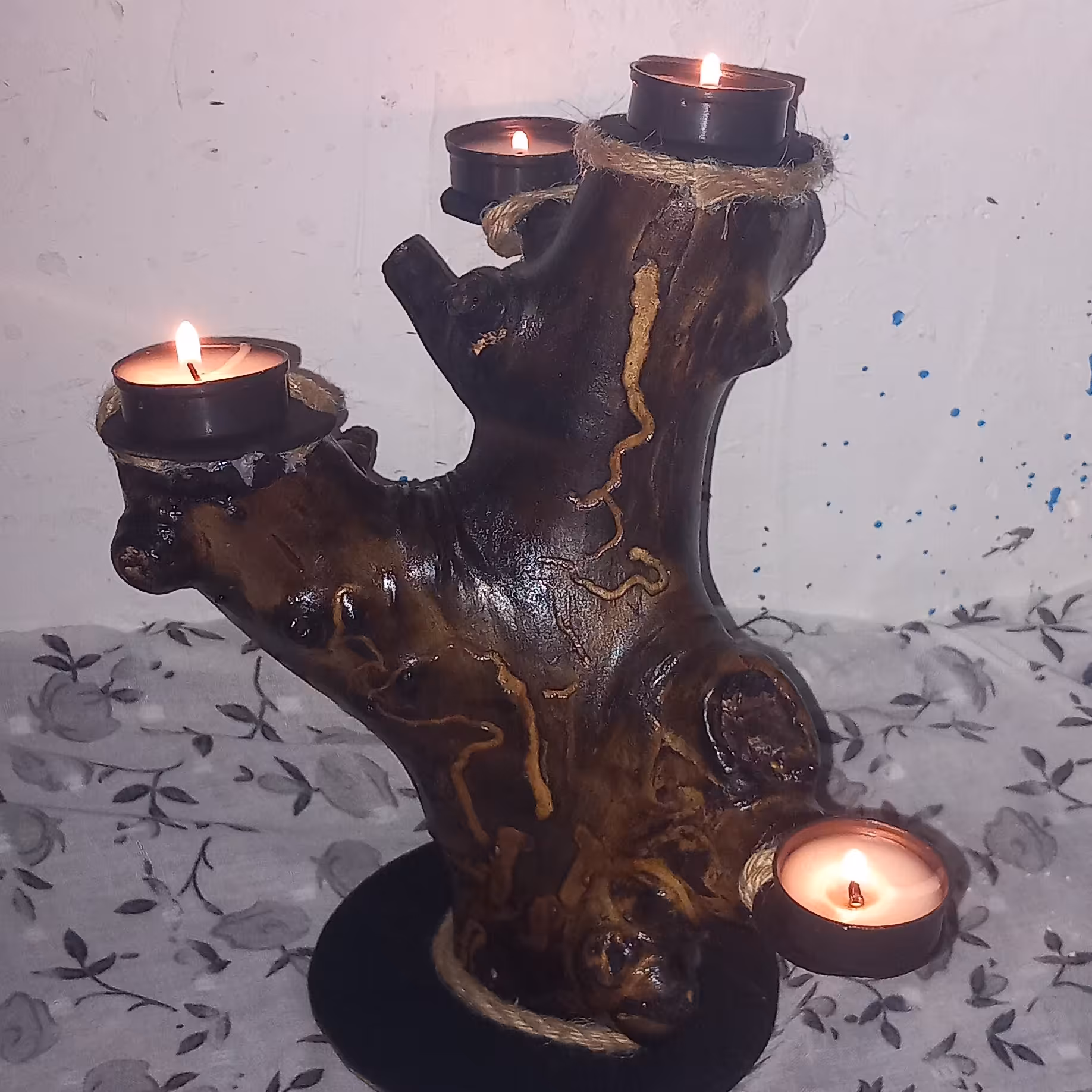 جاشمعی چوبی طبیعی 