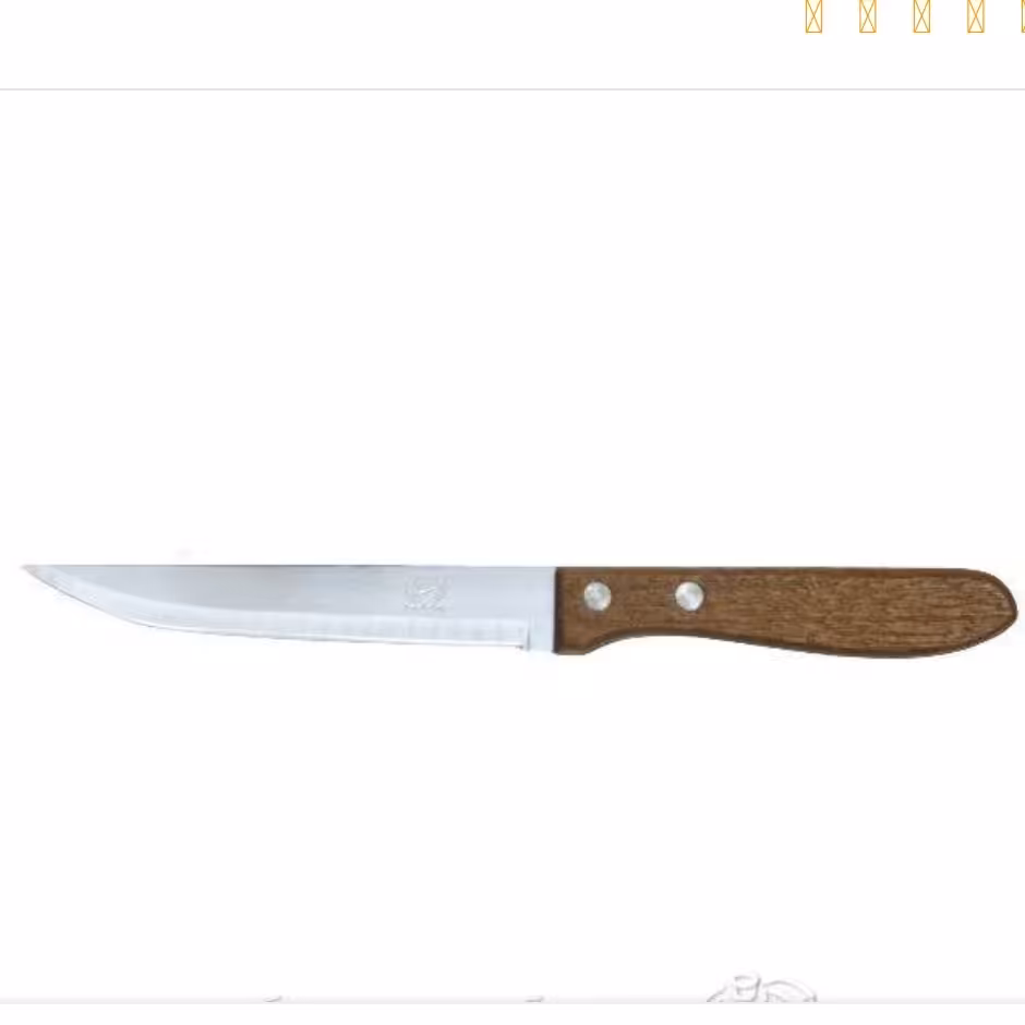 چاقو تیز دسته چوبی