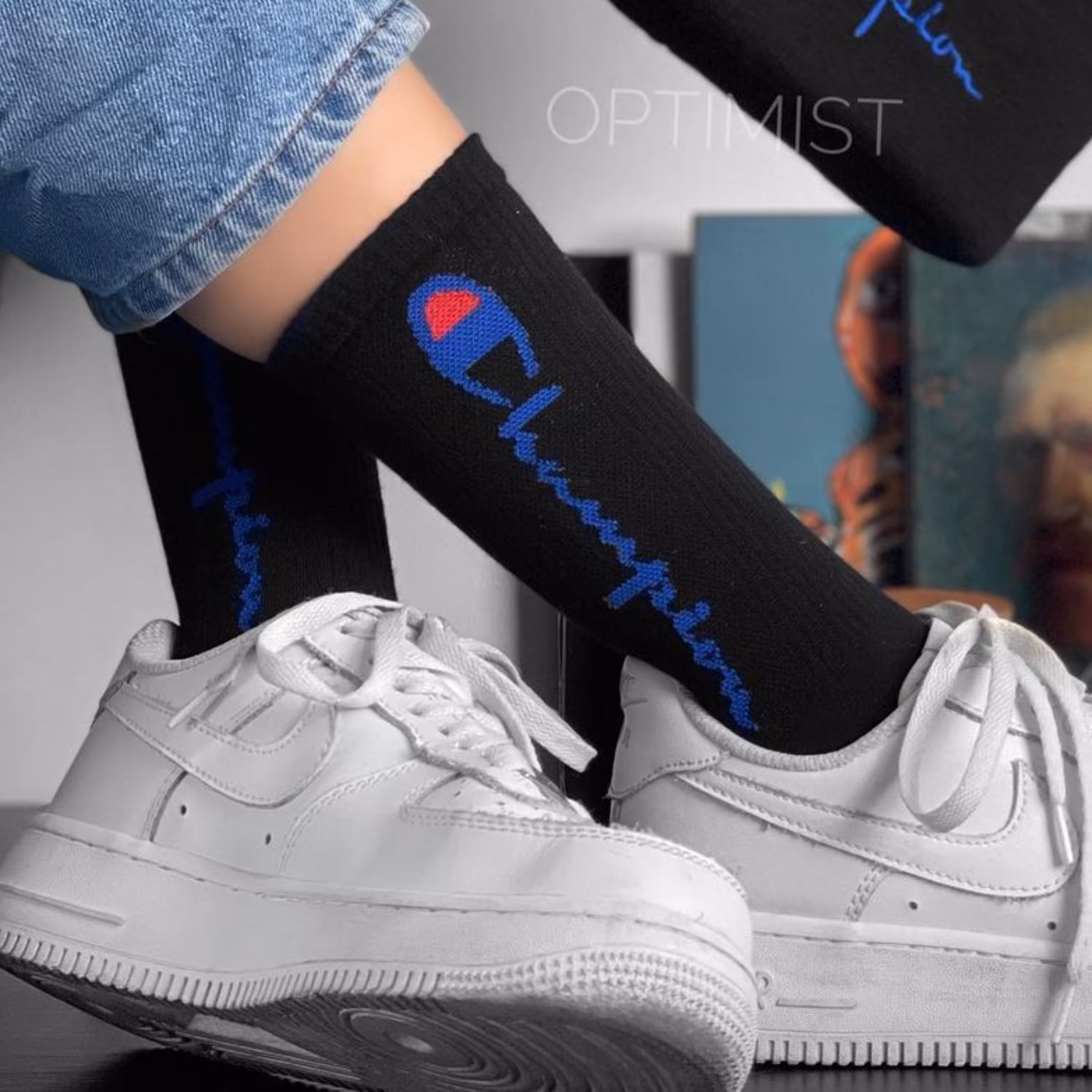 جوراب مشکی Champion