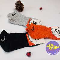   جوراب مچی رنگی طرح  نایک کش انگلیسی دخترانه و پسرانه