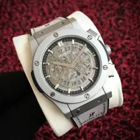 ساعتمچی مردانه هابلوت موتور ژاپن جنس بدنه استیل hublot