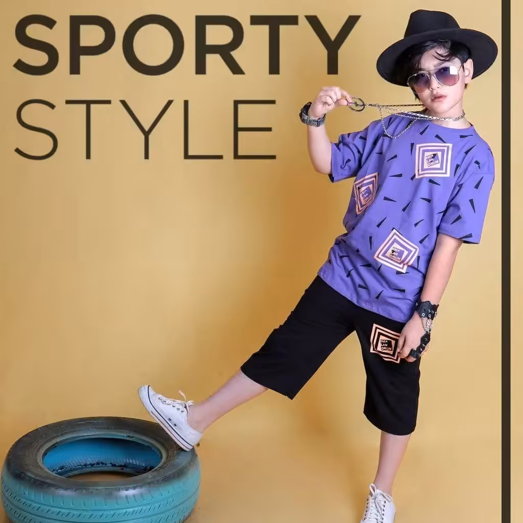 تیشرت و شلوارک اسپورت  مدل لش کد 100304