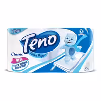 دستمال دلسی 3لایه 2 رول مدل کلاسیک تنو 