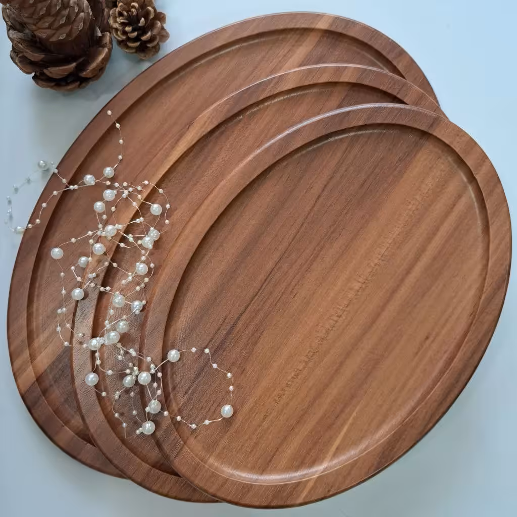 سینی چوبی کد 12