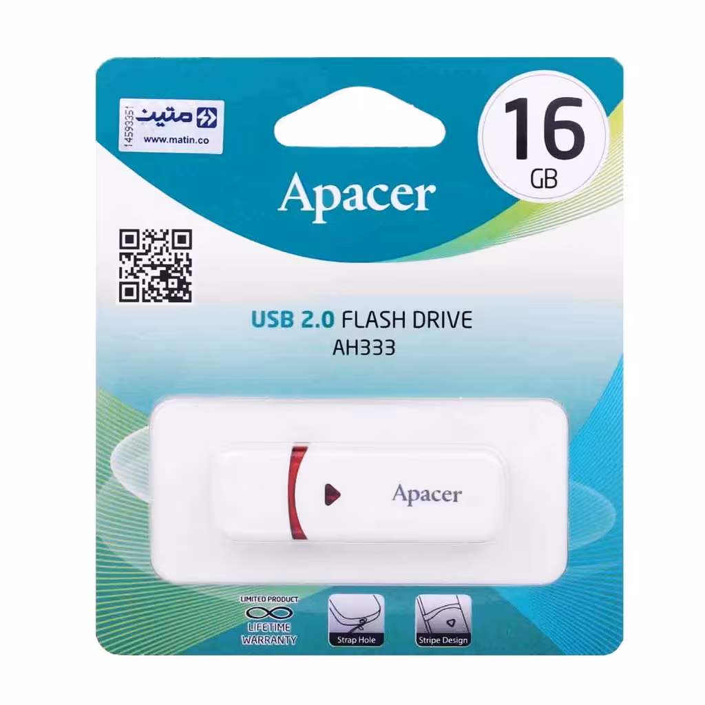 فلش 16 گیگ اپیسر Apacer AH333 سفید