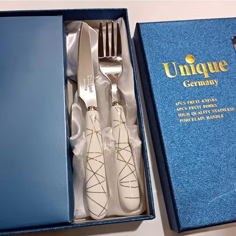 ست کاردوچنگال سرامیکی یونیک اصل آلمان طرح های مختلف 