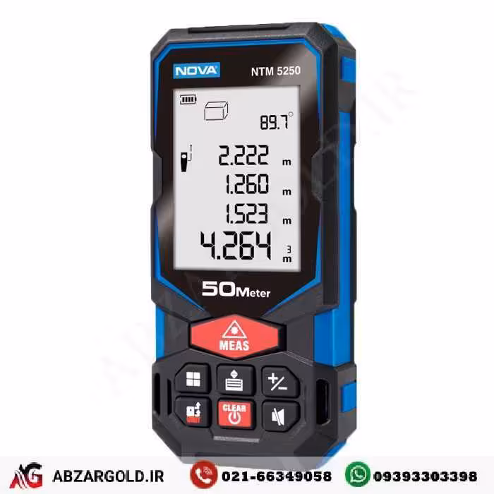 متر لیزری 50 متری نووا مدل NTM5250