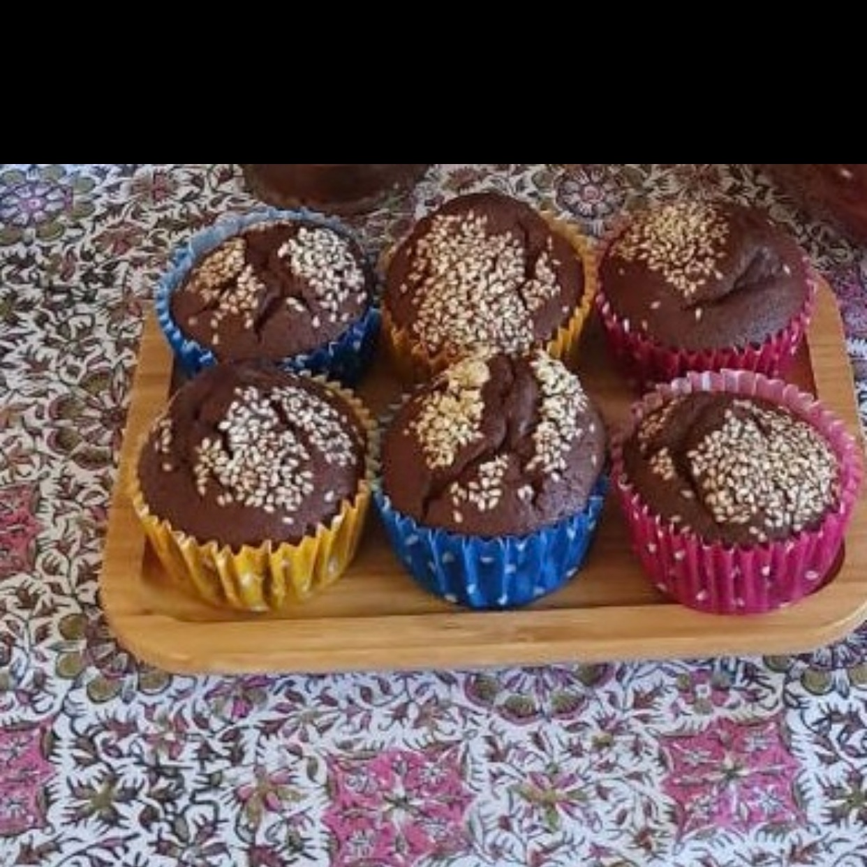 کاپ کیک شکلاتی خانگی(1000گرم)