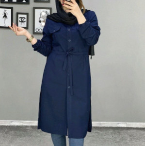 مانتو اسپرت زنانه داکرون مدل مانتو دانشجویی ثمین