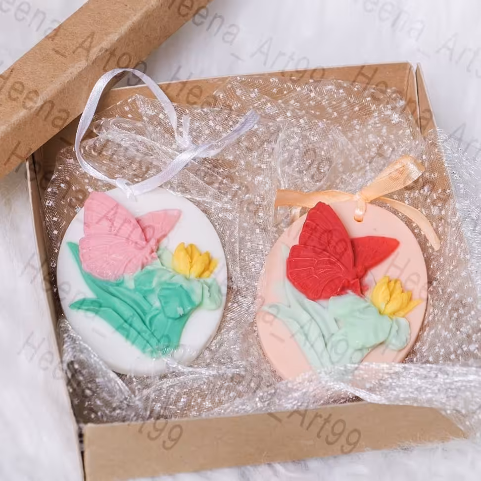 صابون طرح پروانه