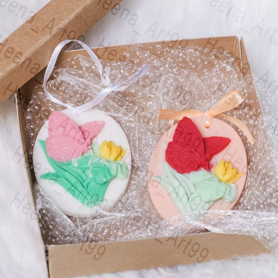 صابون طرح پروانه