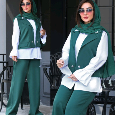 ست کت و شلوار وشومیز