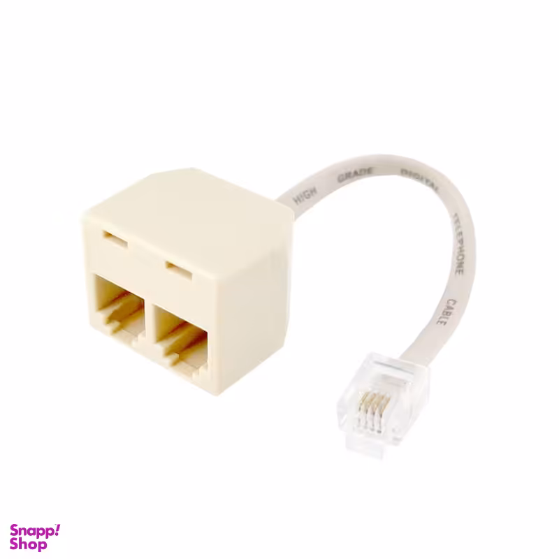 اسپلیتر سوکت تلفن کابل دار 1 به 2 دایو (Daiyo) مدل DT806