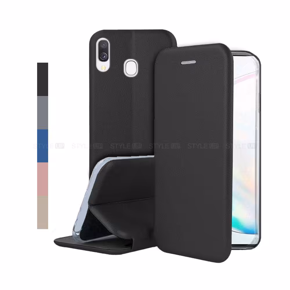 کیف کلاسوری چرمی گوشی سامسونگ Samsung Galaxy A40