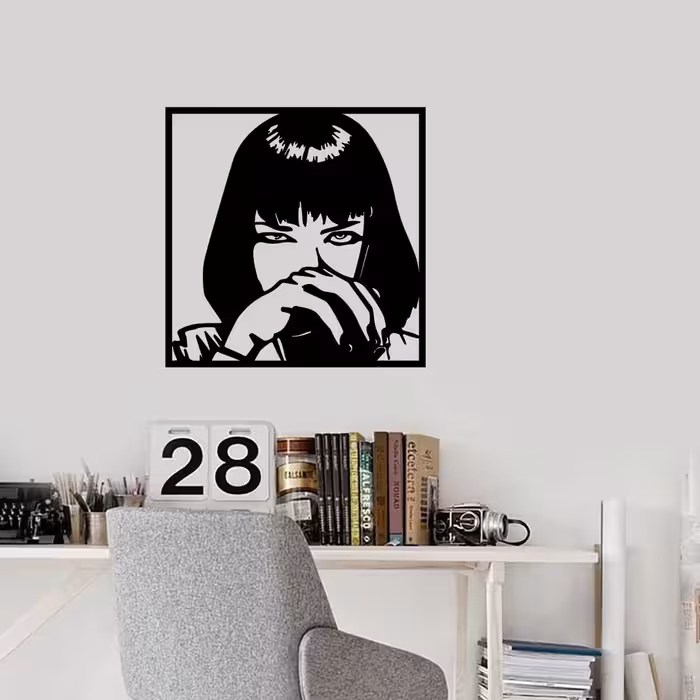 استیکر و پوستر طرح دختر  کد 305 سایز 60 در 60 به قیمت 250 هزار تومان