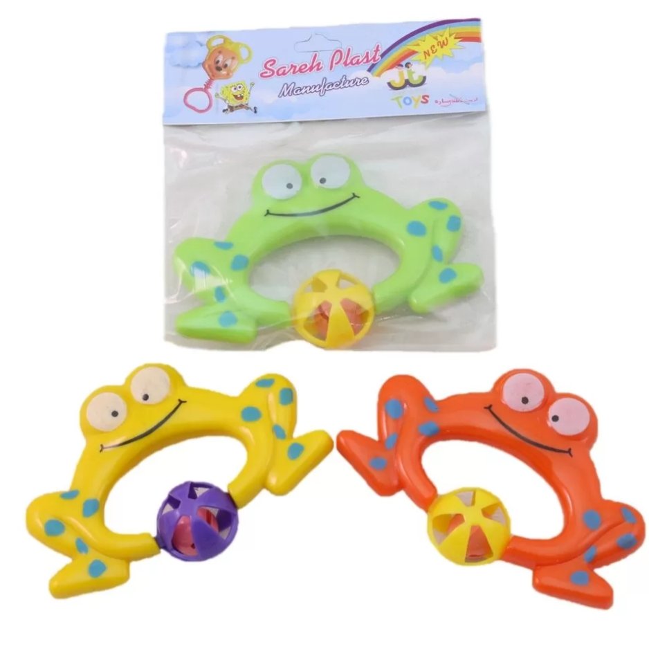 جغجغه تک مدل قورباغه خنگ