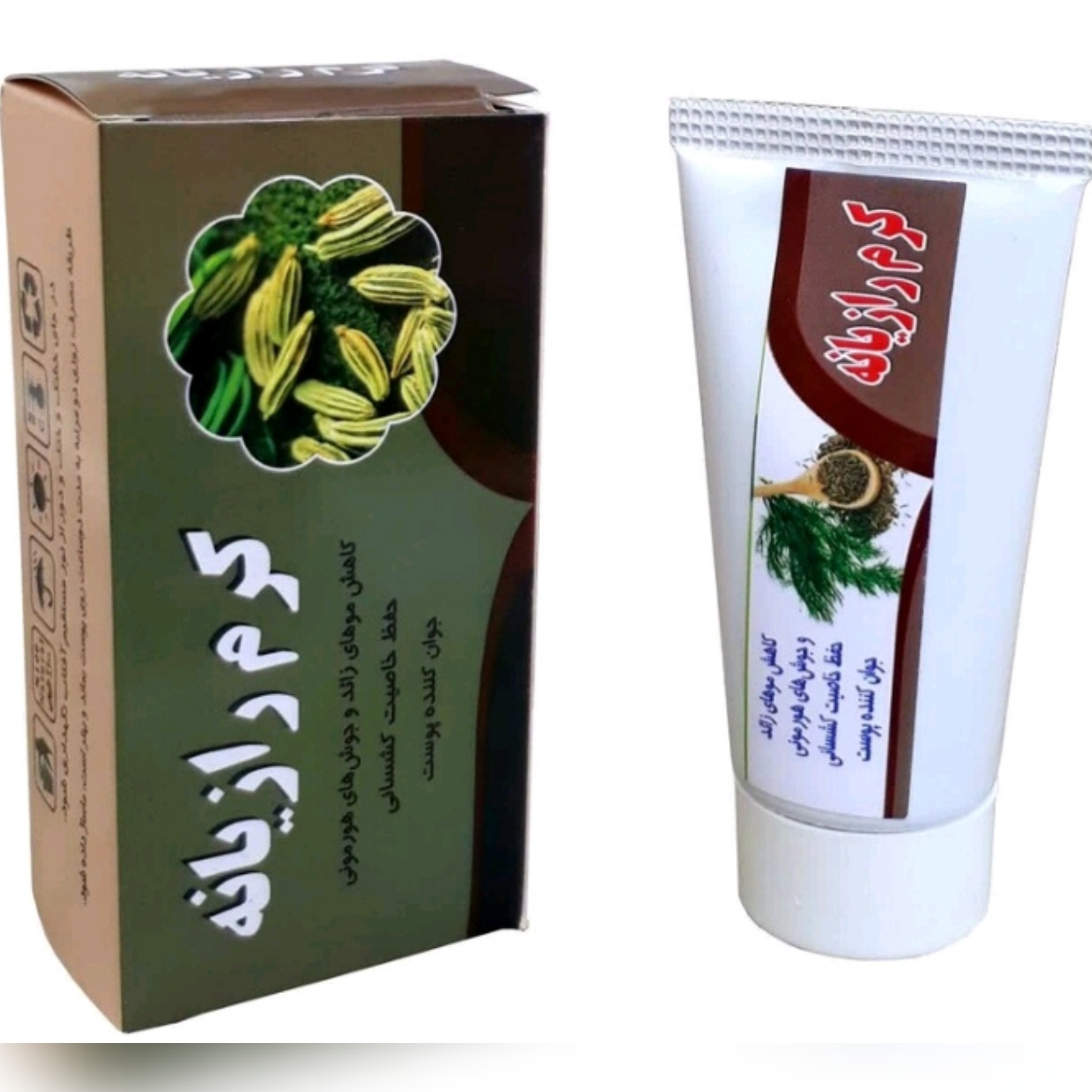 کرم رازیانه گیاهی  جوانسازی پوست 