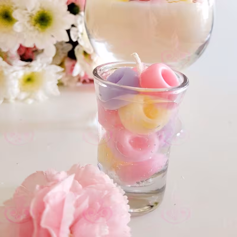 شمع شات با پارافین ژله ای و جامد