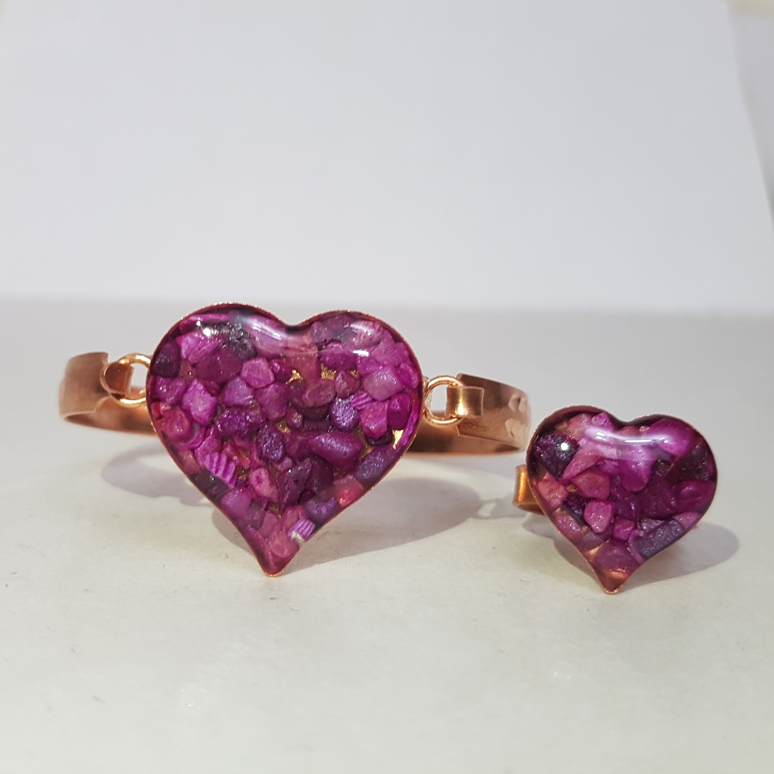 نیم ست زنانه مدل قلب کد 3