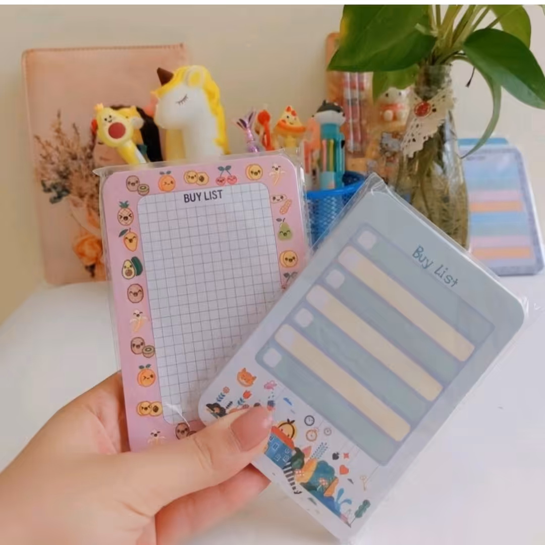 برگه یادداشت 60 برگ فانتزی درطرح های متفاوت وجذاب