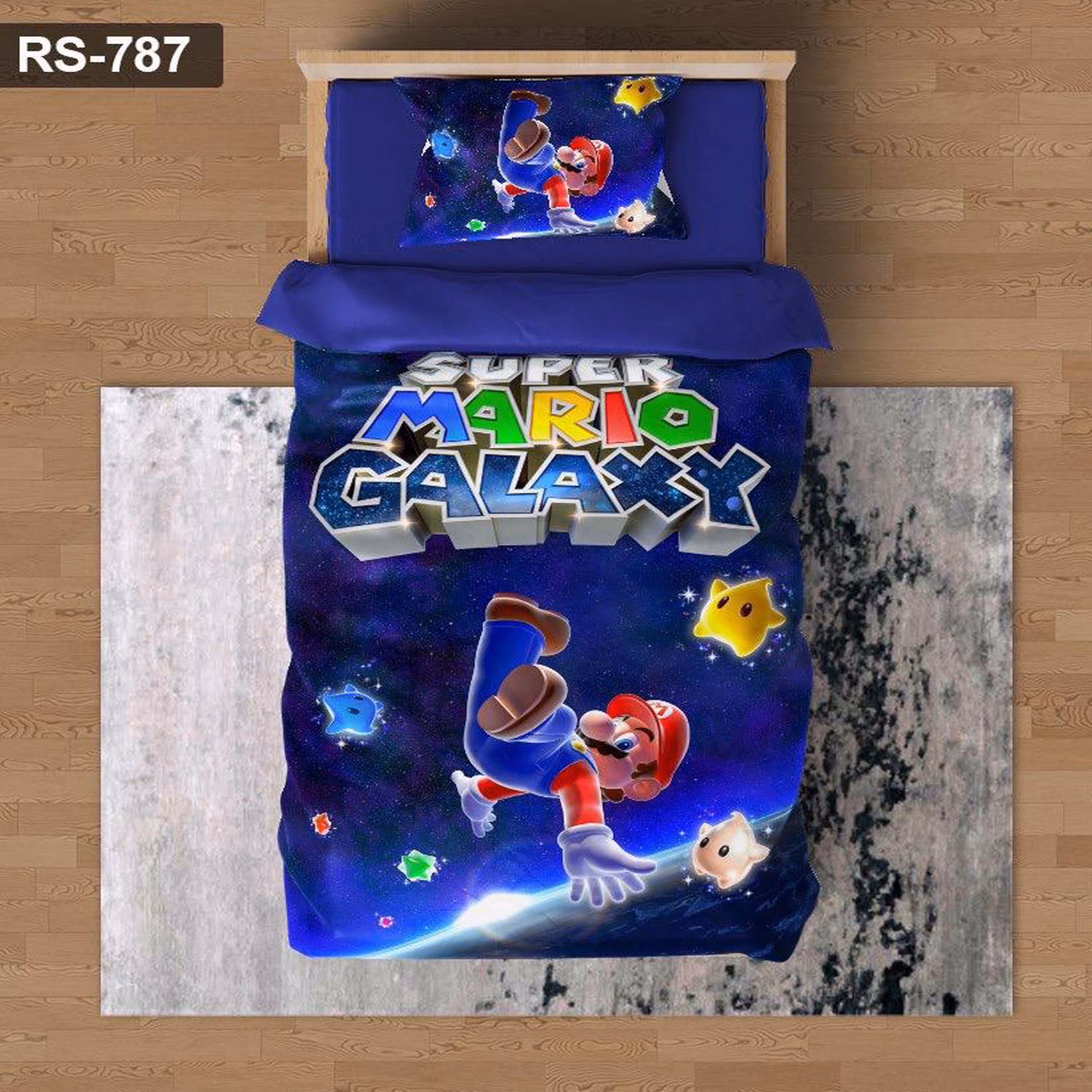 سرویس روتختی 1 نفره تنسل چاپی برندترک لند (Turk Land)  کد rs 787