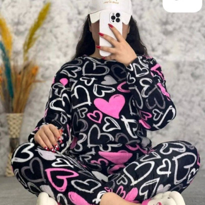 بلوز و شلوار تدی طرحدار