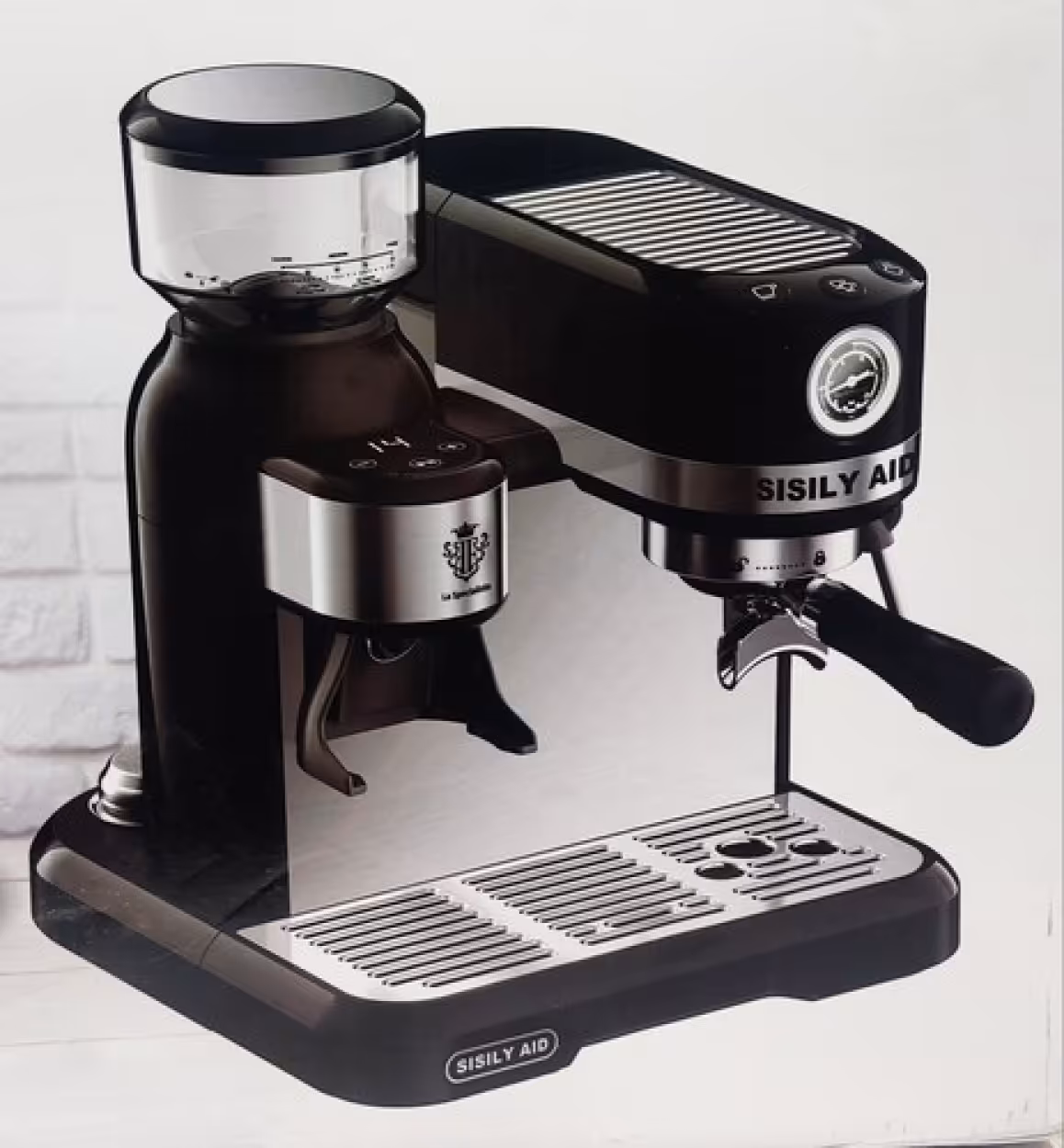 اسپرسوسازسیسیلی f2031ایتالیا (همراه با آسیاب قهوه)قابل استفاده در کافی شاپ و منزل