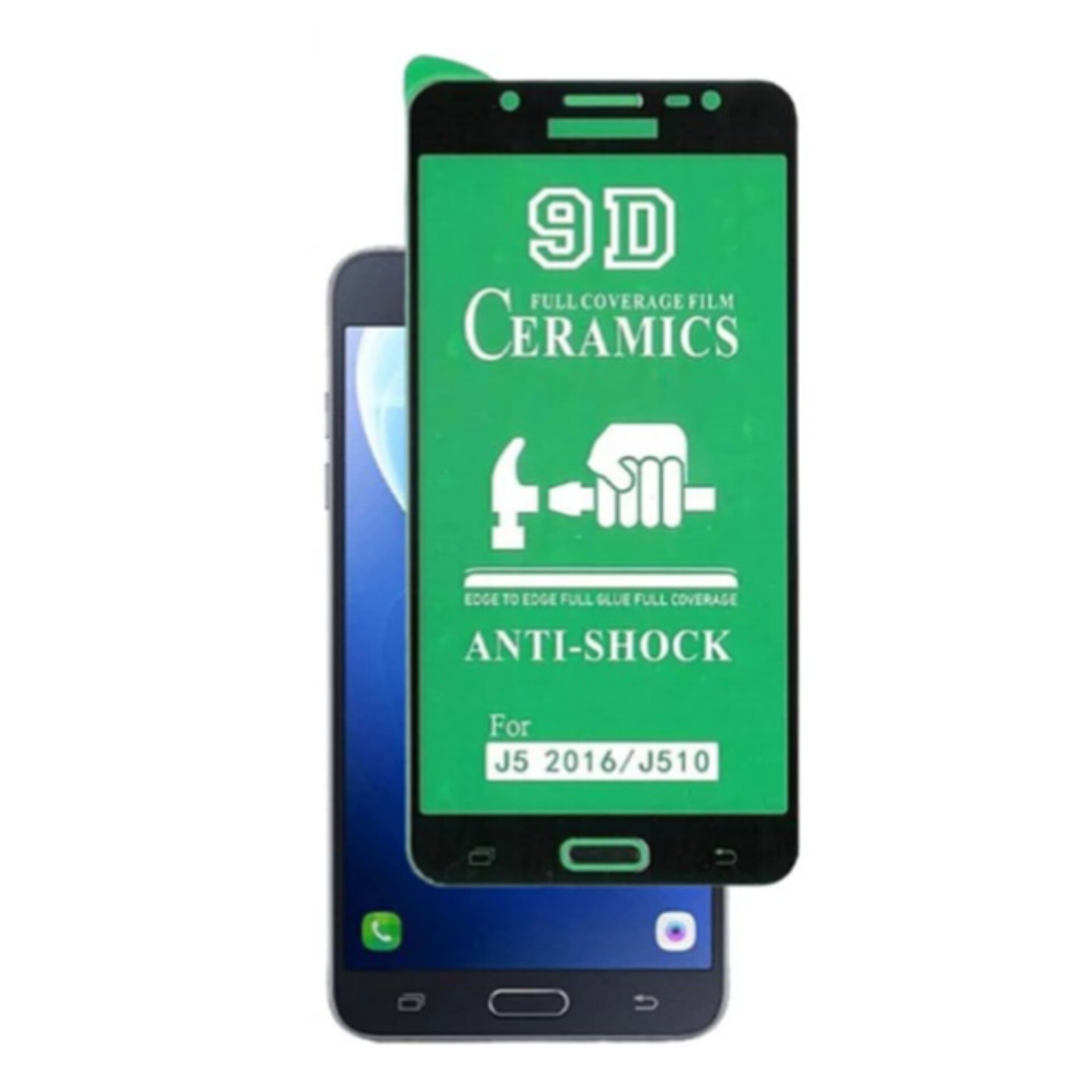 گلس سرامیکی فول سامسونگ j5 2016 و j510 کیفیت عالی