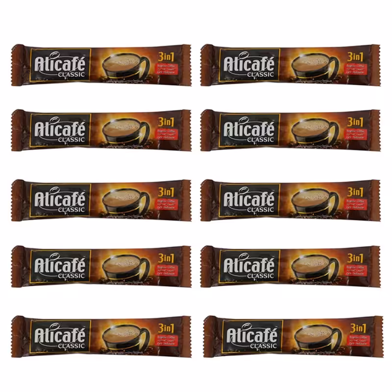 کافی میکس علی کافی کلاسیک 3 در1   10 عدد