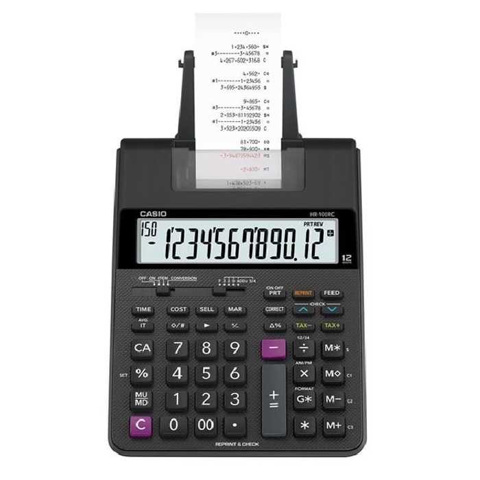 ماشین حساب کاسیو مدل HR-100RC