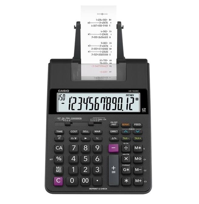 ماشین حساب کاسیو مدل HR-100RC