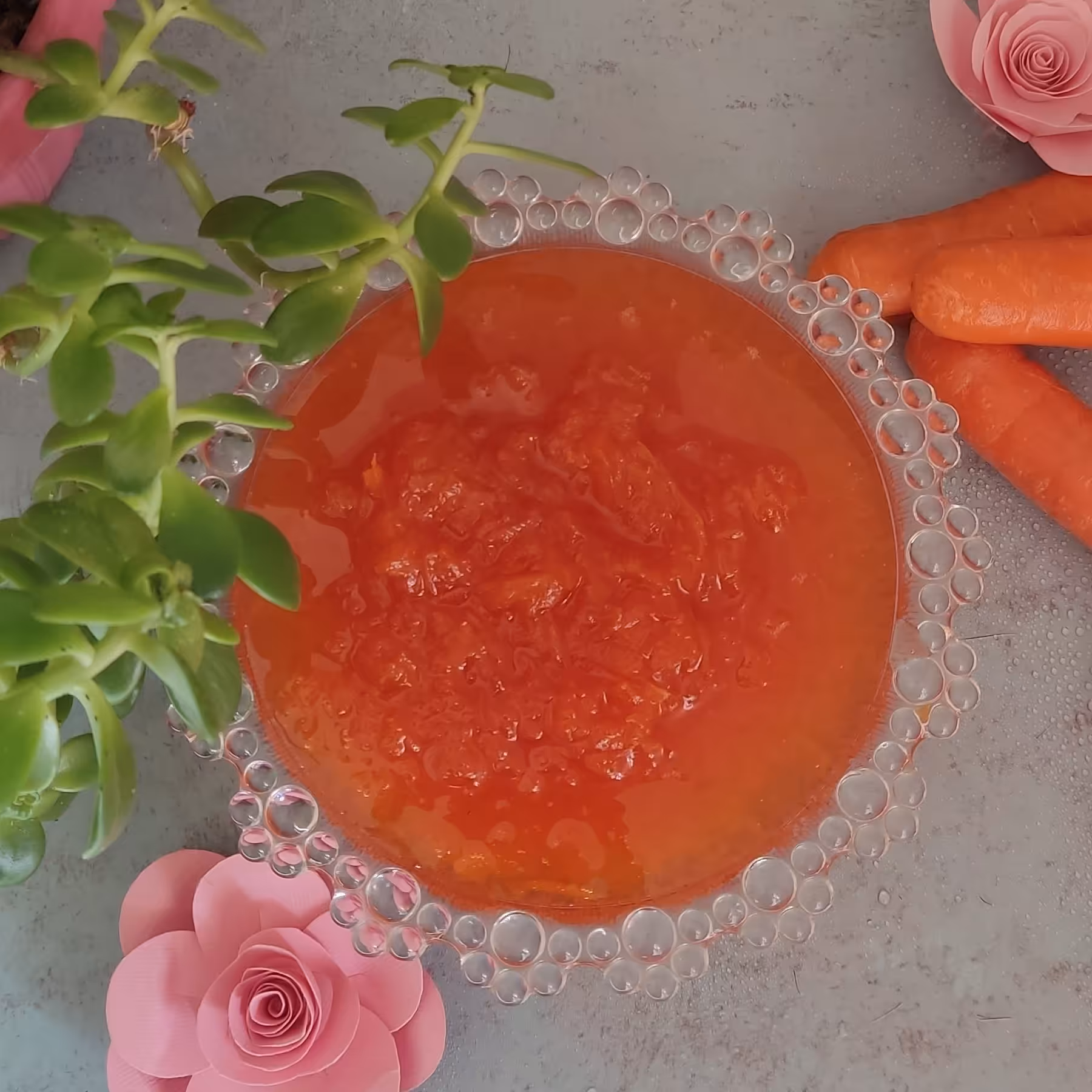 مربای هویج خانگی هیواکوک پوره شده