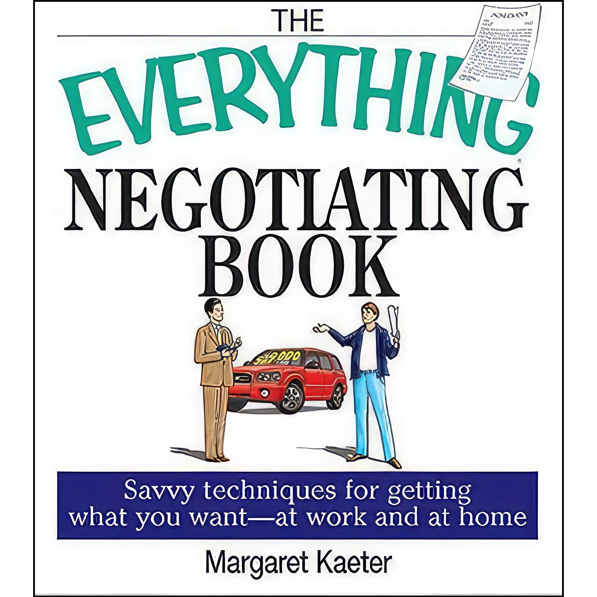 کتاب زبان اصلی The Everything Negotiating Book اثر angelique Pinet