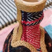 کوزه سفالی با طرح فرش