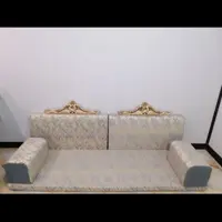  ست 5 تکه پشتی پرفروش خلیجی تاج دار مبل نما 