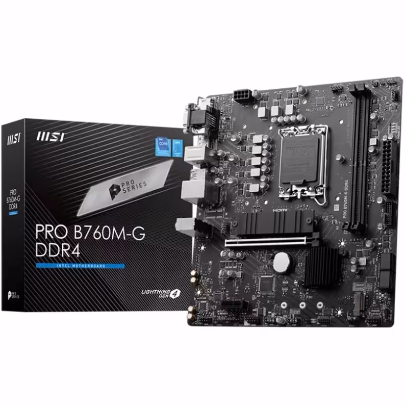 مادربرد ام اس آی MOTHERBOARD MSI PRO B760M G DDR4