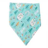 پیشبند دستمال گردنی دو لایه نخی   MAVI