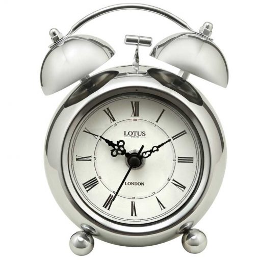 ساعت فلزی رومیزی مدل SEATTLE کد BS-800 رنگ SILVER و ANTIQUE