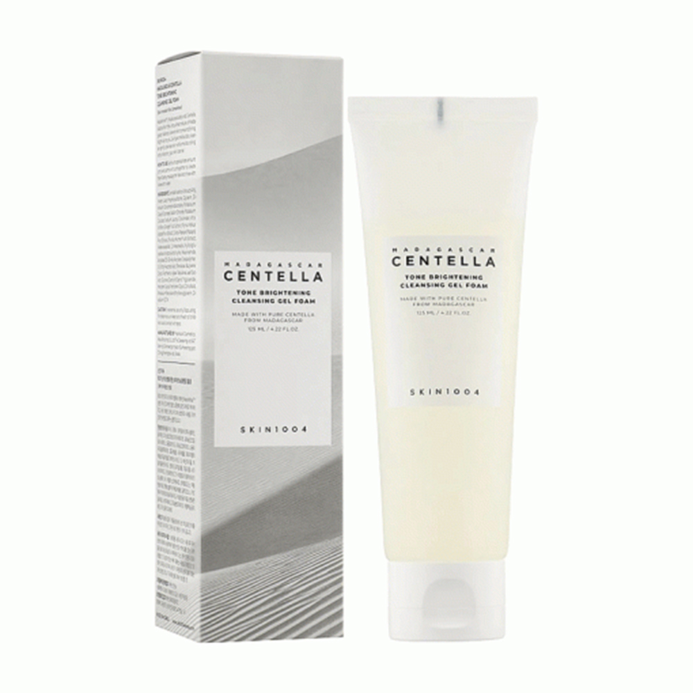 ژل فوم پاک کننده روشن کننده ماداگاسکار سنتلا تون اسکین 1004 SKIN1004 Madagascar Centella Skin Cleansing Gel Foam