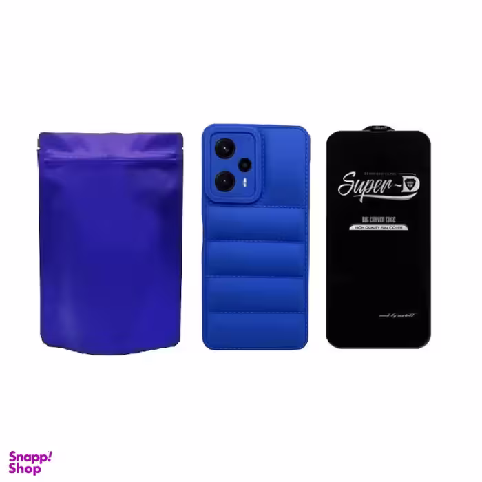 کاور گوشی موبایل مدل M-B Puffer مناسب شیائومی Poco F5 به همراه محافظ صفحه نمایش SuperD