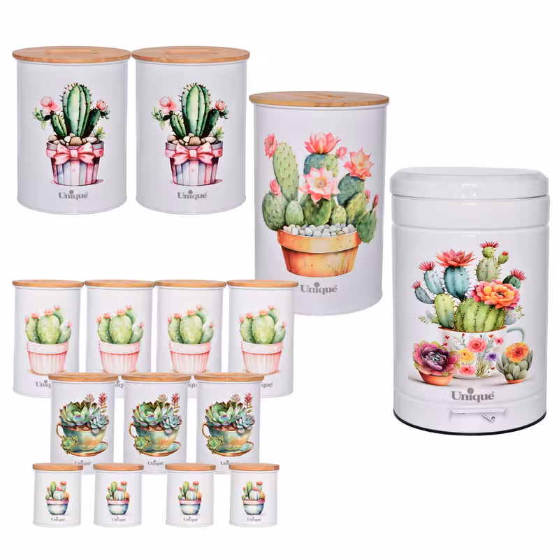 سرویس آشپزخانه 15 پارچه یونیک مدل کاکتوس کد 8070