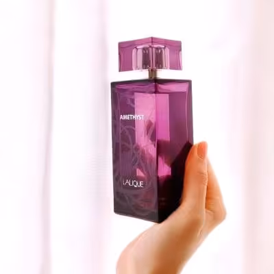 عطر گرمی لالیک آمیتیس بنفش زنانه حجم 15 میلی لیتر
