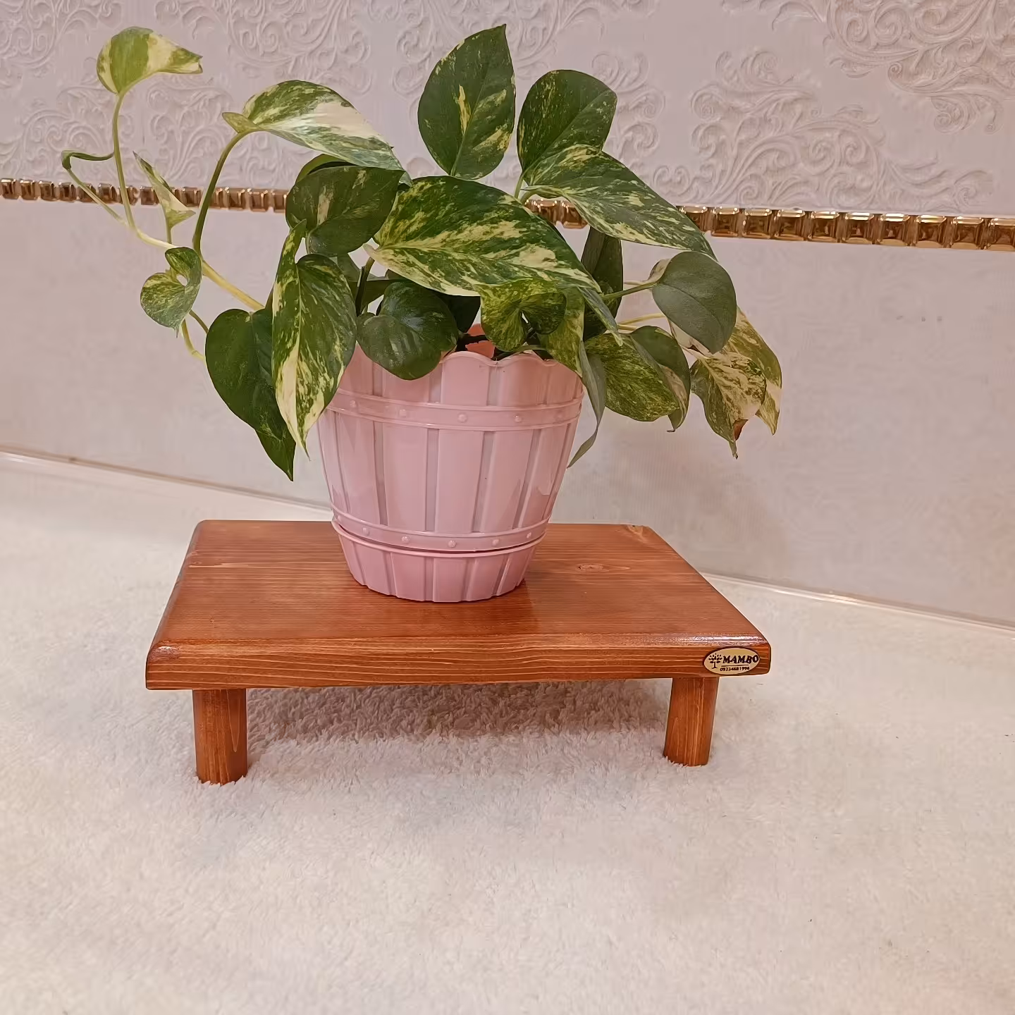 رایزر چوبی پایه استوانه ای ( ارسال پس کرایه )