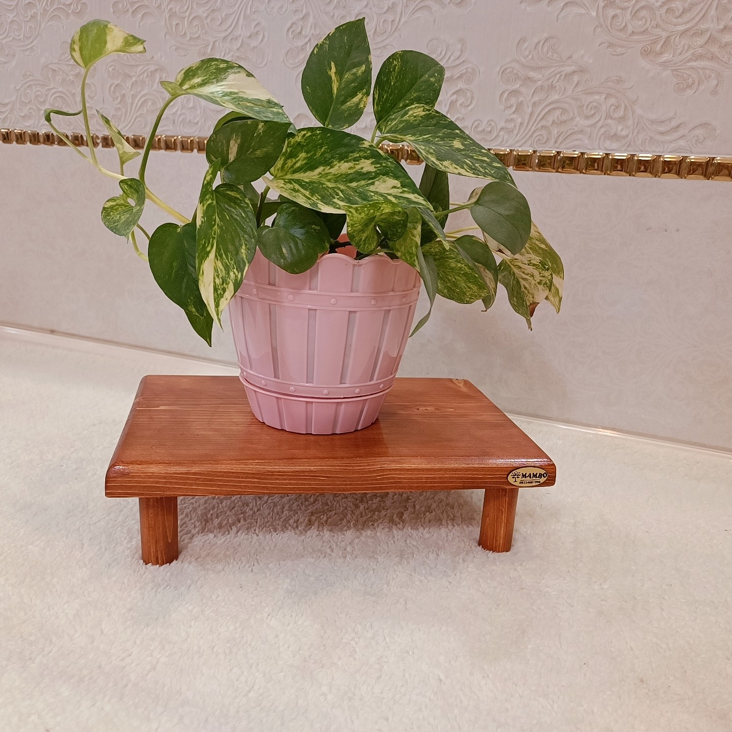 رایزر چوبی پایه استوانه ای ( ارسال پس کرایه )