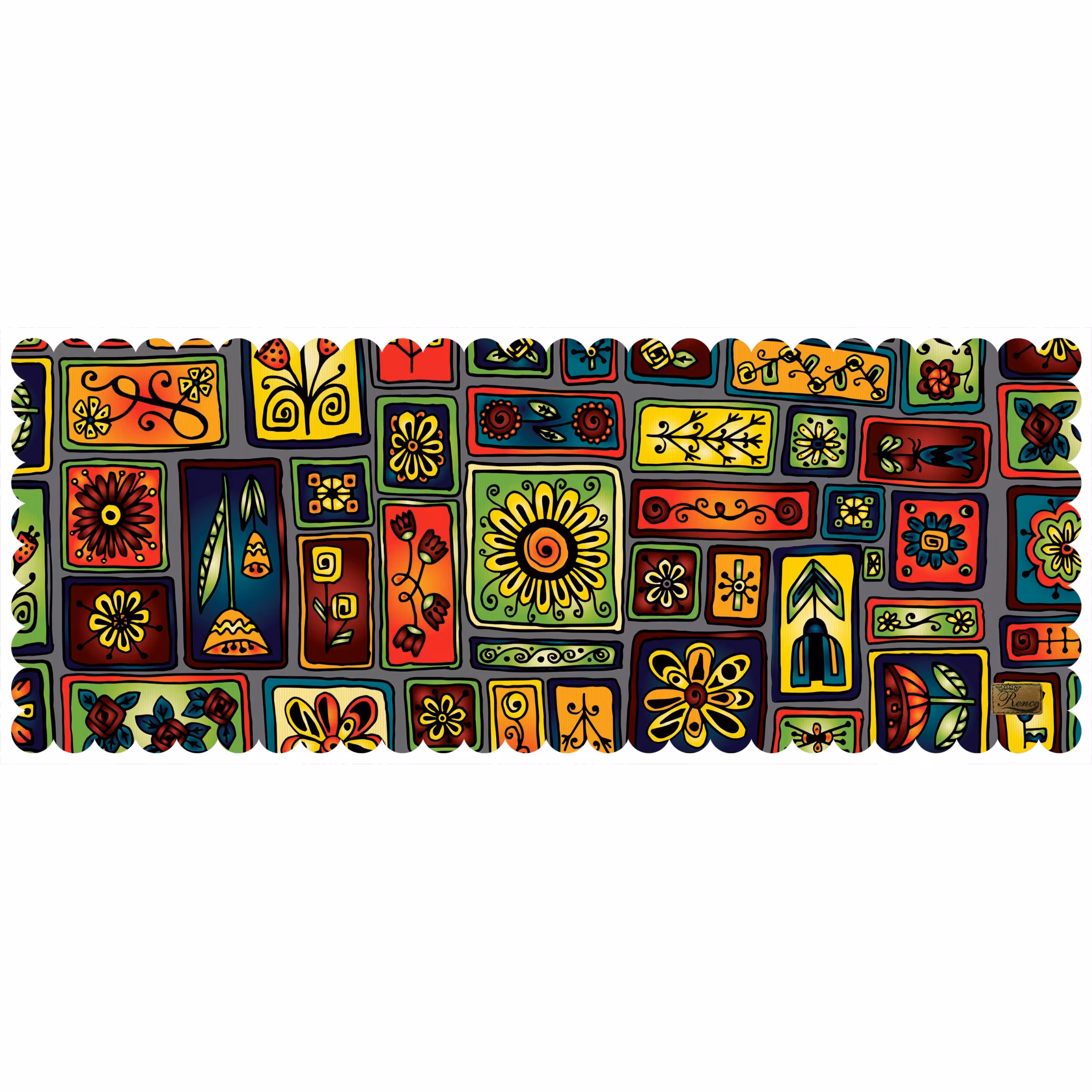 رانر رومیزی مخمل رنس مدل R1-42552 سایز 100x40 سانتی متر