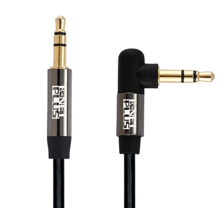 کابل AUX نود درجه کی نت پلاس مدل KP-C1009 به طول 1.5 متر