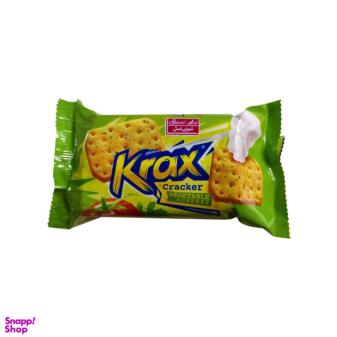 کراکر سبزیجات و پنیر شیرین عسل وزن ۷۰ گرم